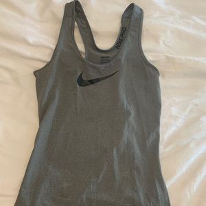Size small grey Nike pro workout top!